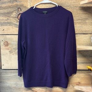 Talbots 3/4 Sleeve Crewneck Sweater